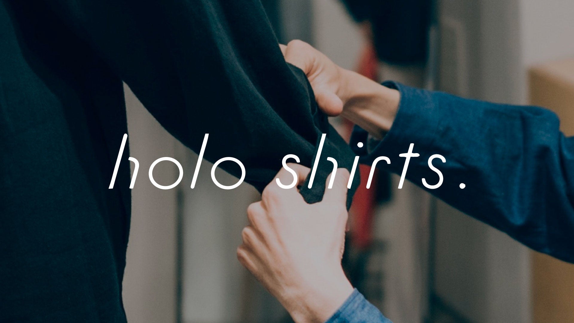祝ブランド10周年!holo shirts.「普段着のオーダーシャツ」開催