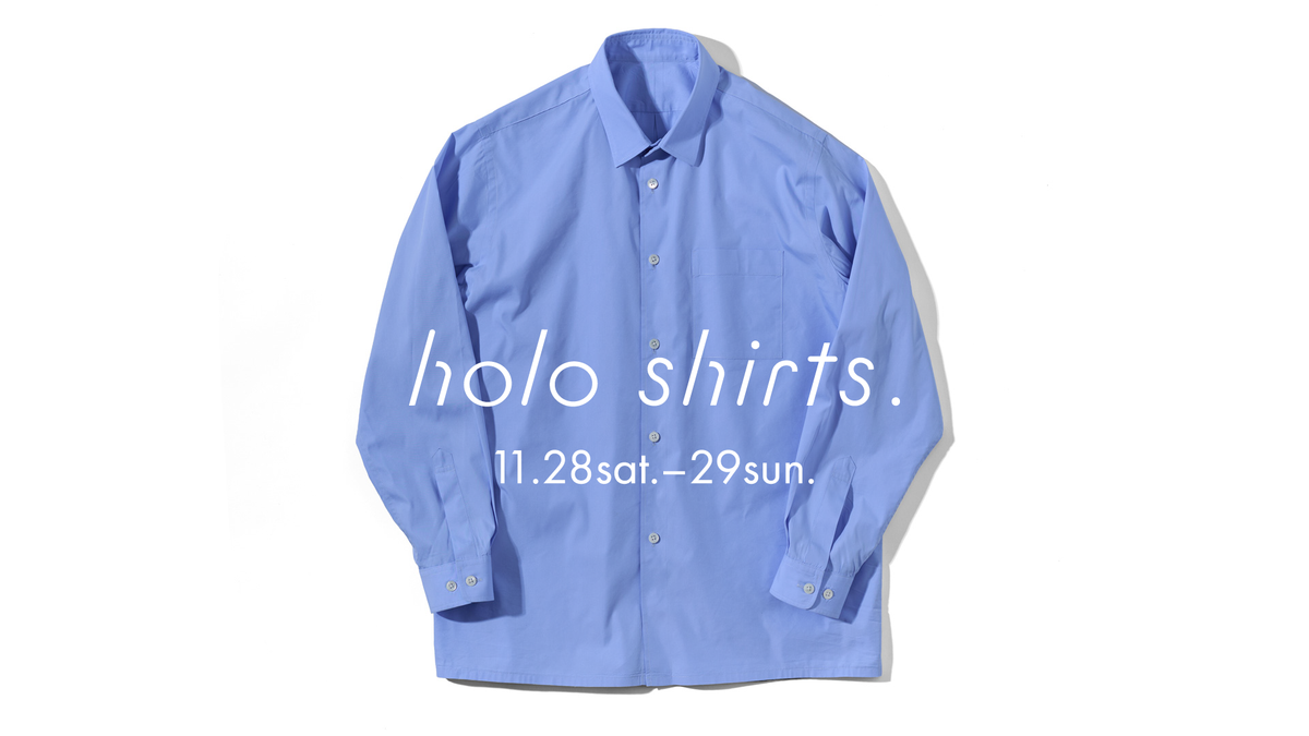holo shirts.｜普段着のオーダーシャツ 2026 in 大阪