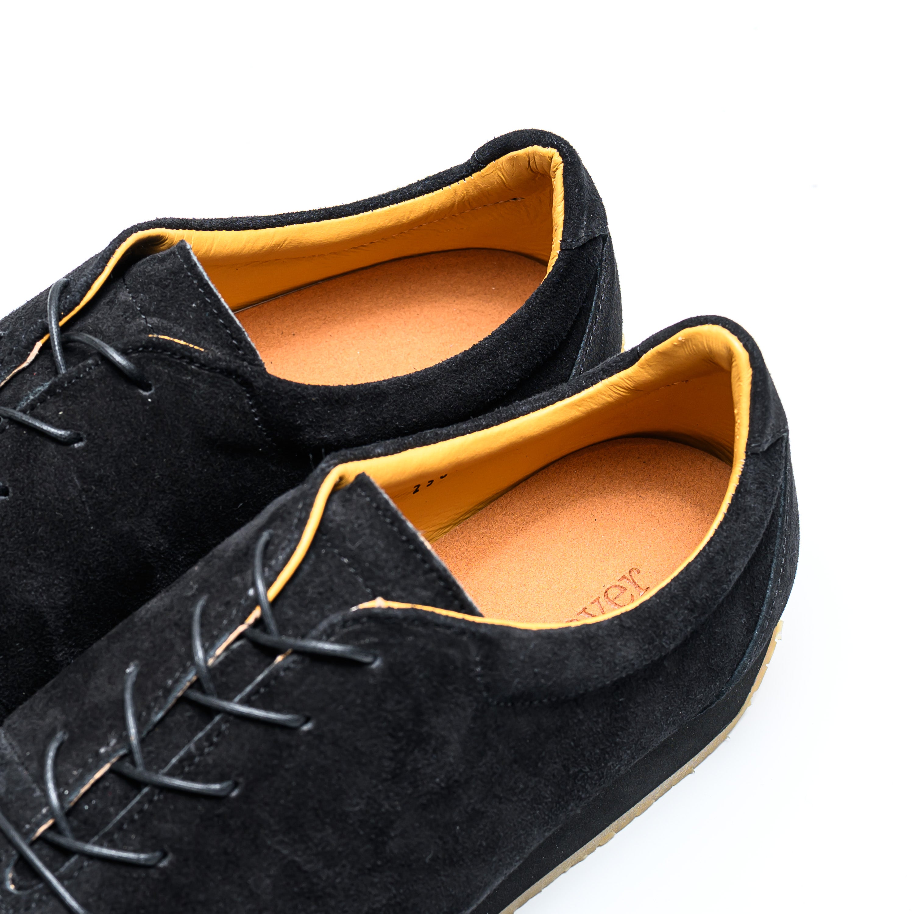 おかっぱ-ブラック-ブラックソール-幅広で歩くための日本製