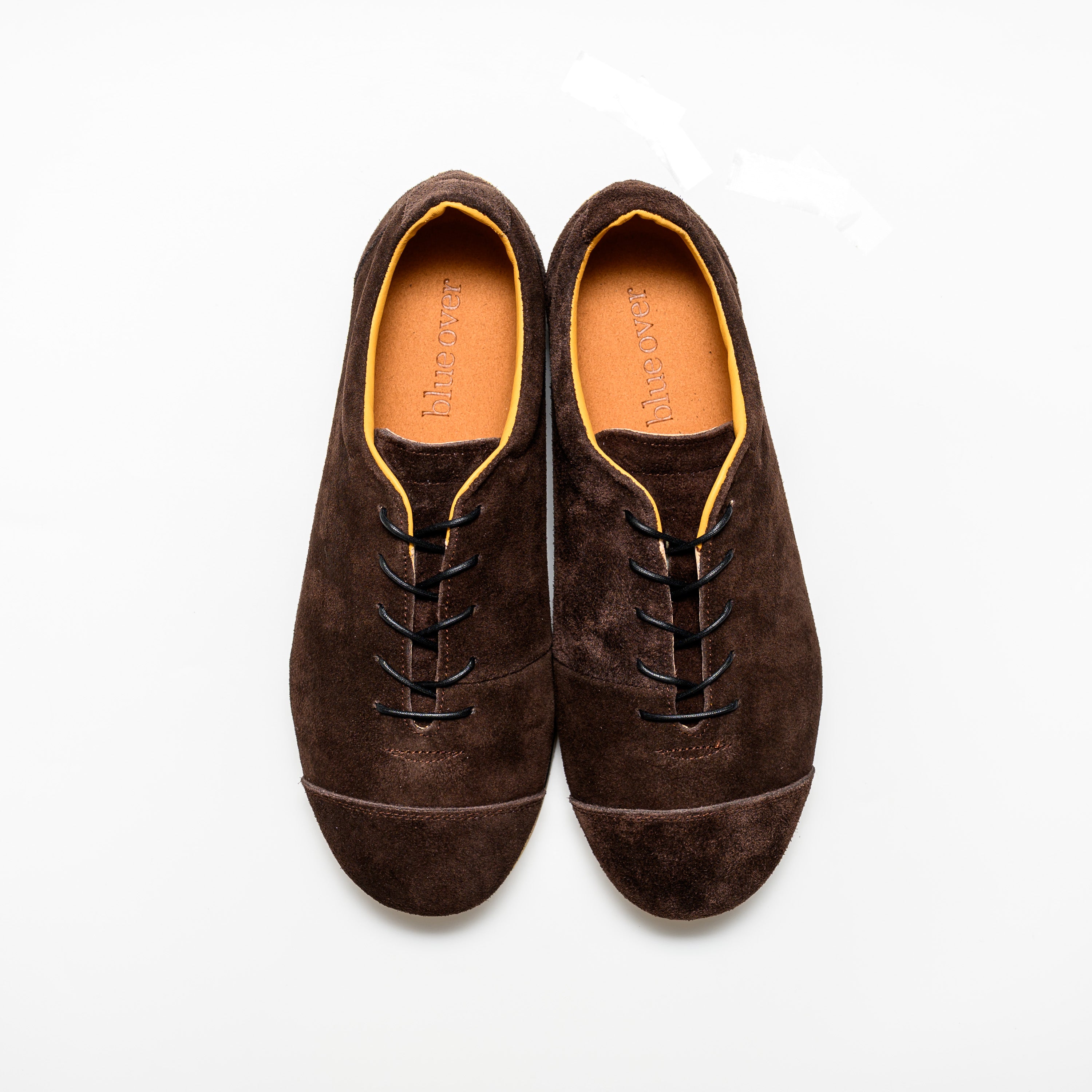 おかっぱ-ブラウン-ブラックソール-幅広で歩くための日本製