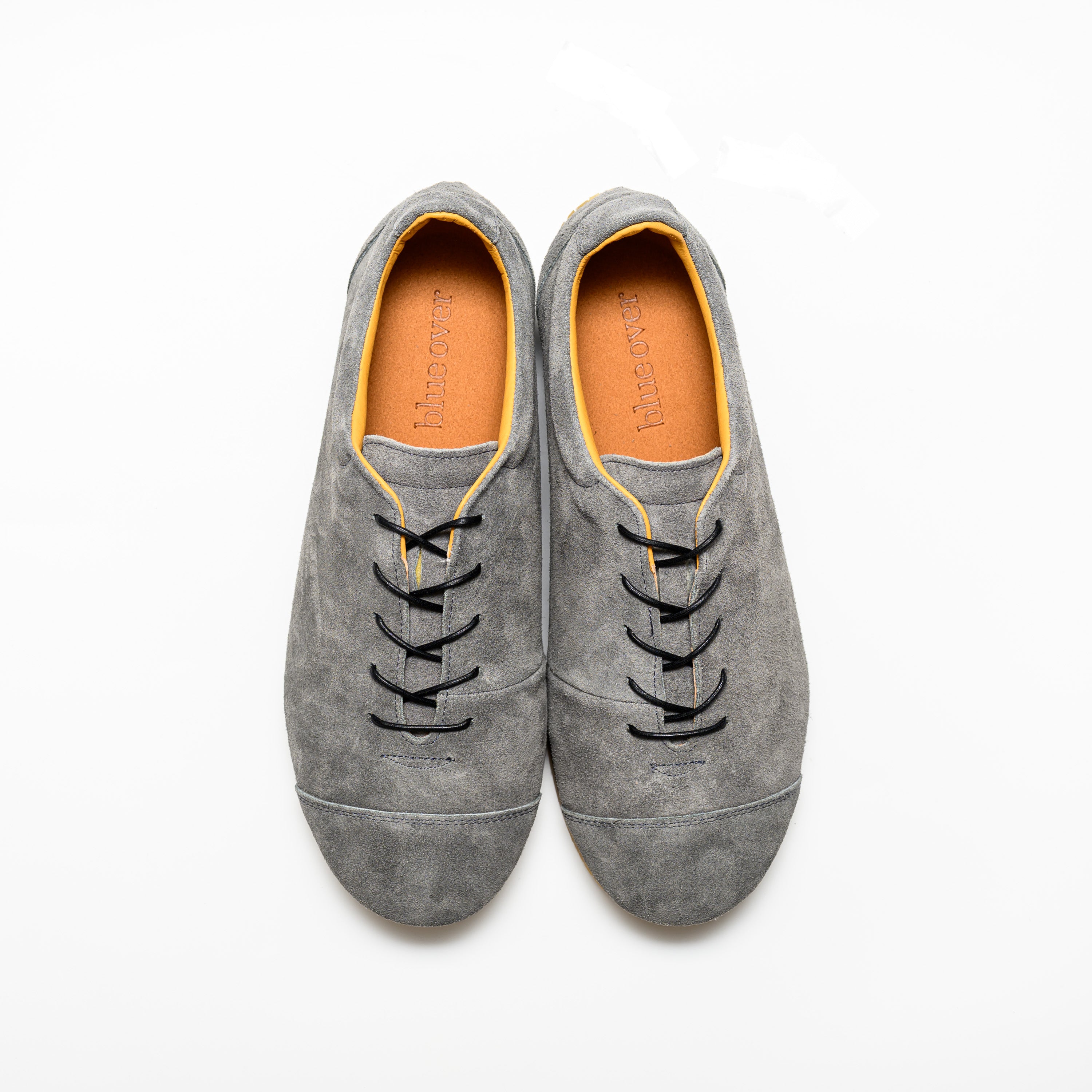 おかっぱ-ダークグレー-ブラックソール-幅広で歩くための日本製レザー