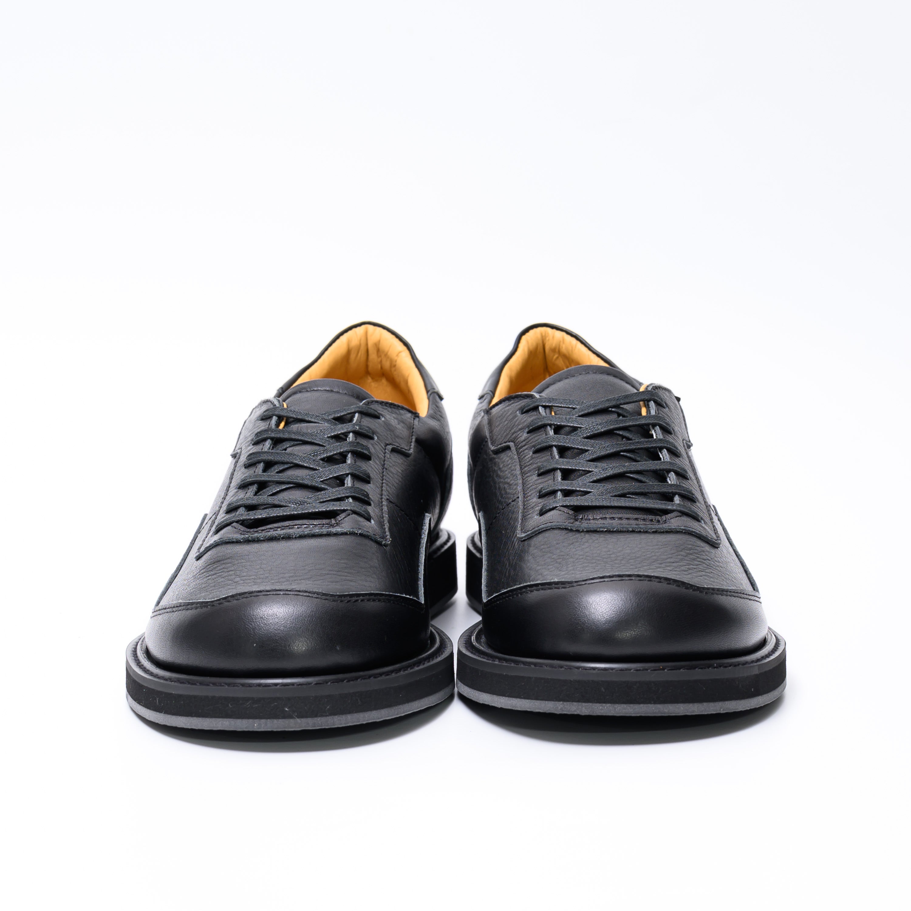 SHV3 MC-ブラック-ソール交換可能な幅広レトロランニング