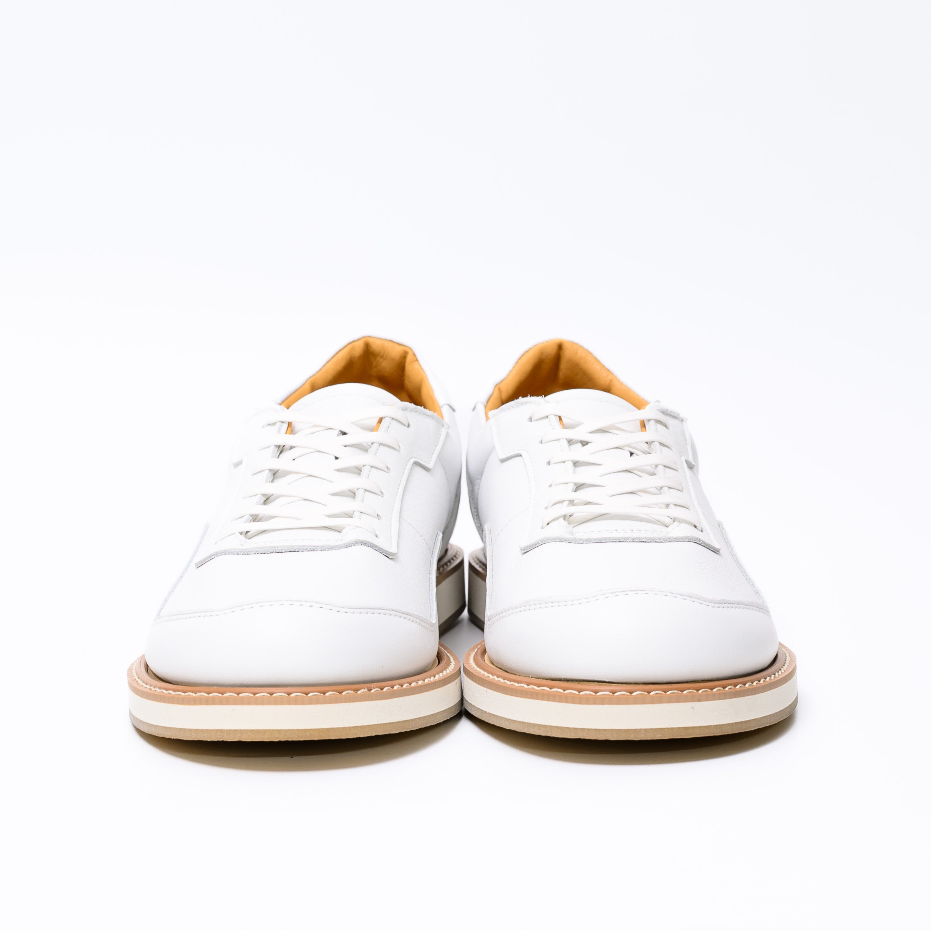 SHV3 MC-ホワイト-ソール交換可能な幅広レトロランニングスニーカー