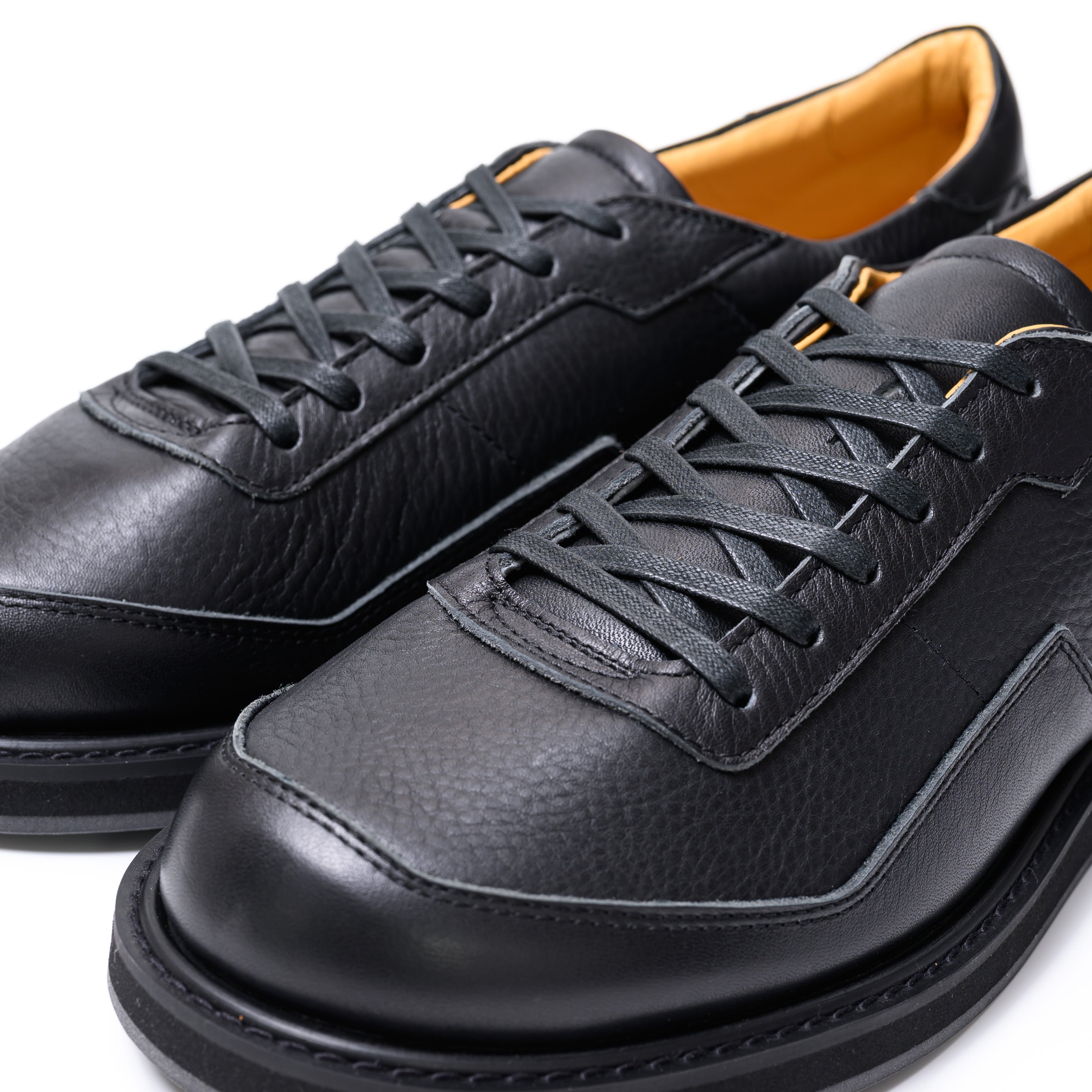 MKYページ SHV3 MC-ブラック-ソール交換可能な幅広レトロランニング