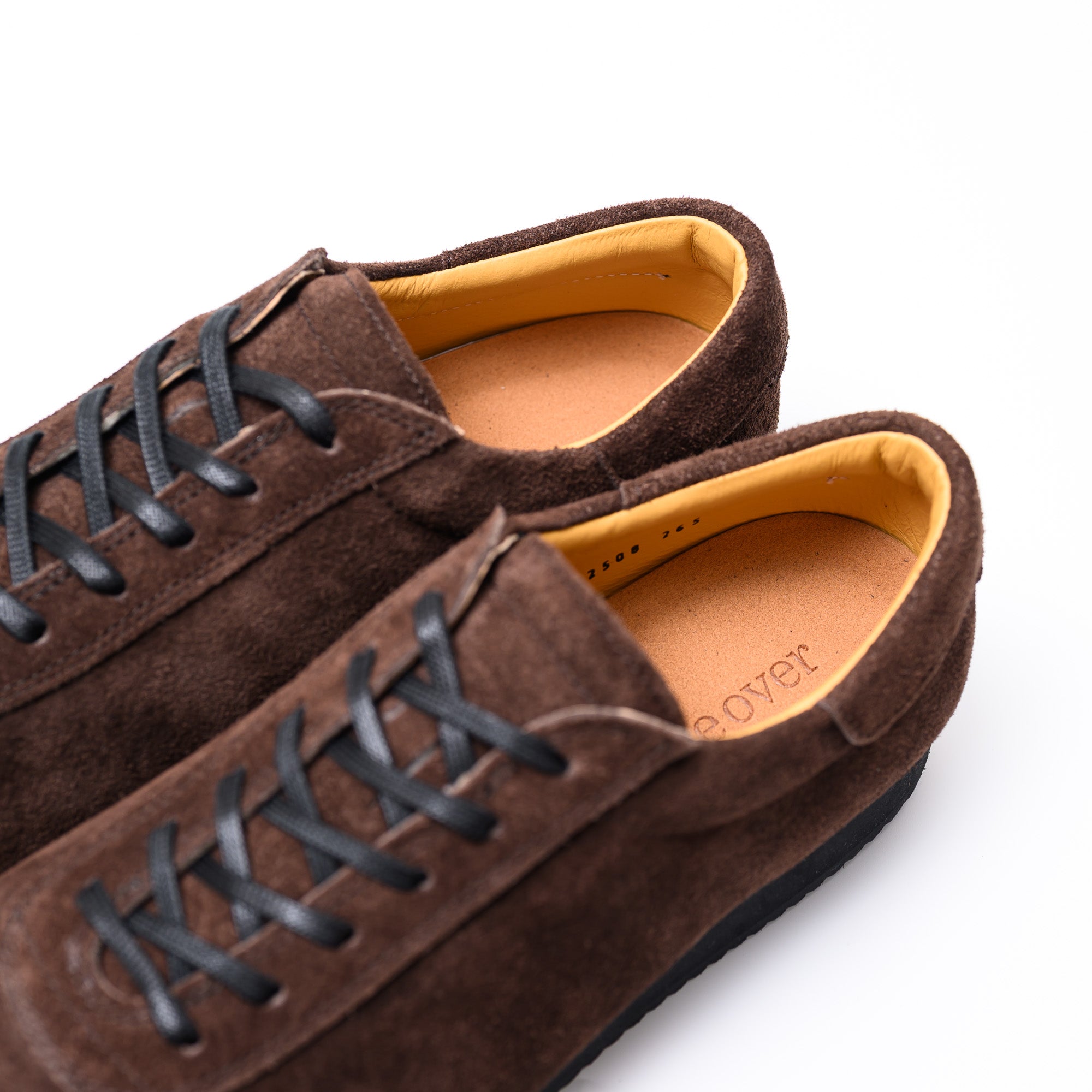 マイキー マイキー-ブラウン-幅広で歩くための日本製スニーカー-blueover