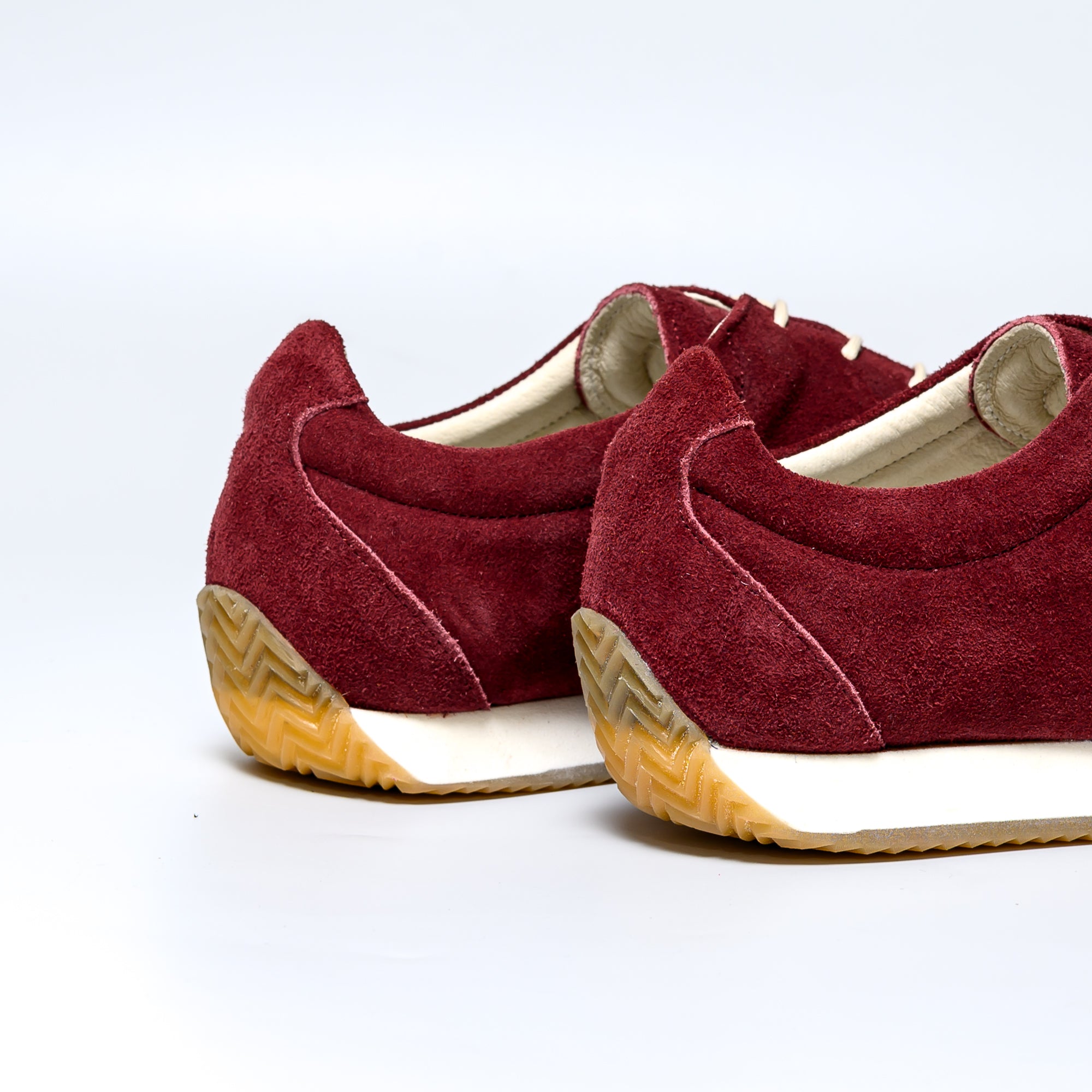 おかっぱ-小豆-幅広で歩くための日本製レザースニーカー-blueover