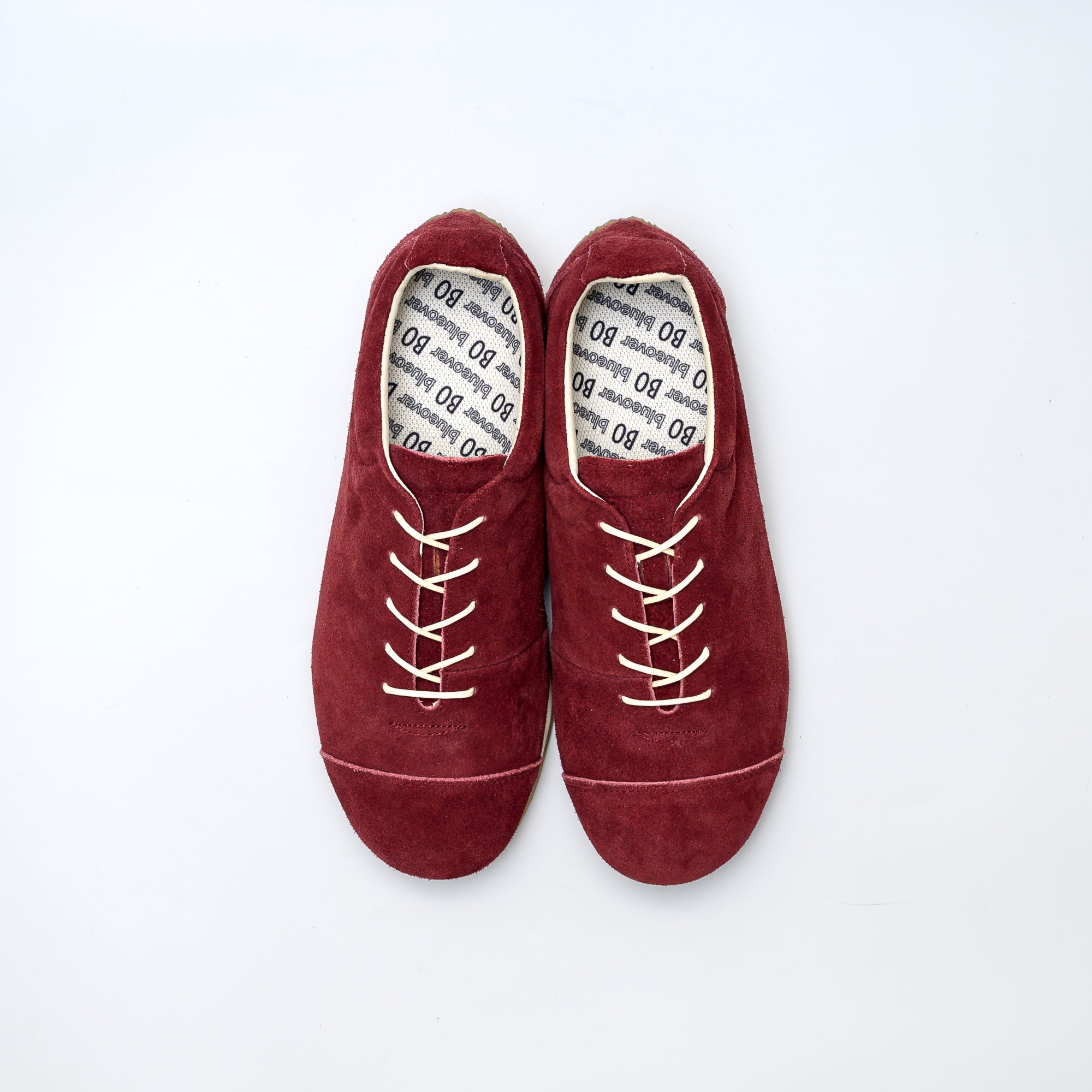 おかっぱ-小豆-幅広で歩くための日本製レザースニーカー-blueover