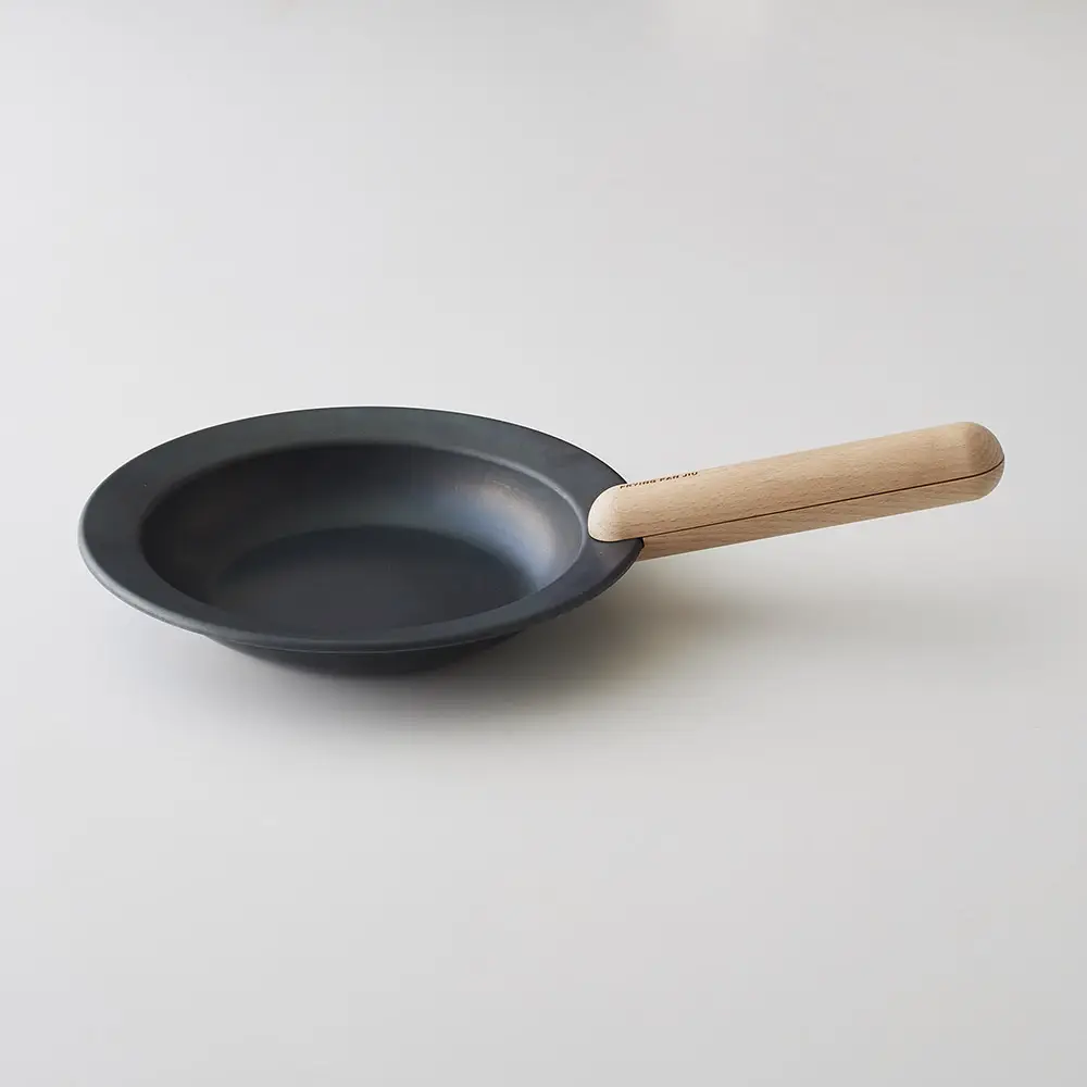 Frying pan juu L size handle set / beach (beech wood)