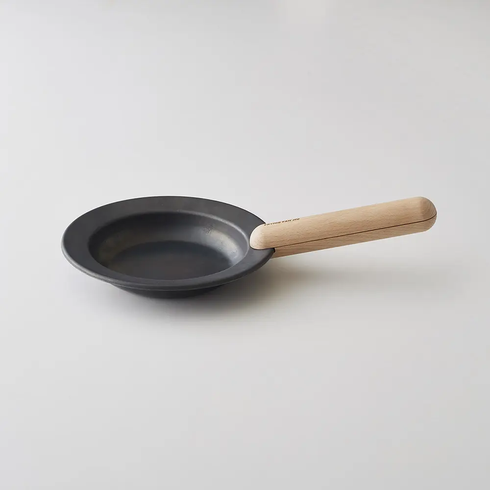 Frying pan juu L size handle set / beach (beech wood)